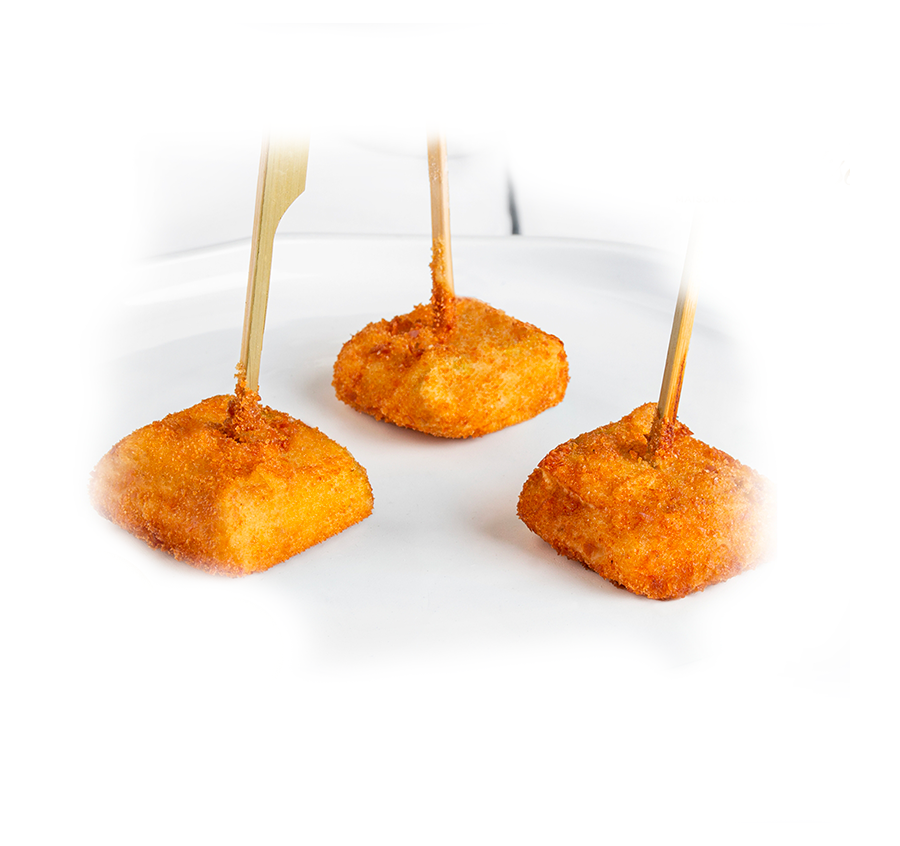 Brochette gourmande panée