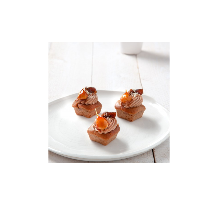 Pain d'épices foie gras noisette Pain d'épices foie gras noisette