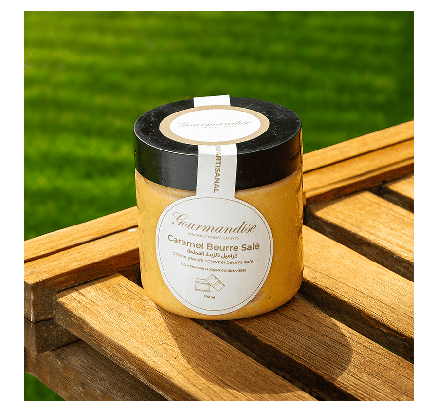 Pot de Glace Caramel Beurre Salé 500ML Pot de Glace Caramel Beurre Salé 500ML