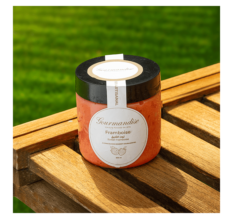 Pot de Glace Framboise 500ML