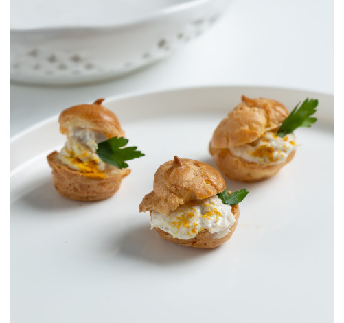 Chou à la crème au poulet