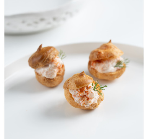 Chou à la crème aux crevettes