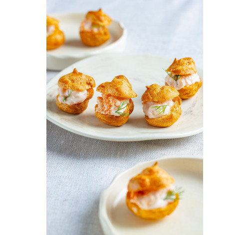 Chou à la crème aux crevettes