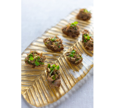 Crousti de seigle agneau effiloché