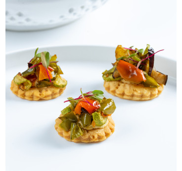 Sablé Houmous & Légumes Grillés