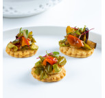 Sablé Houmous & Légumes Grillés