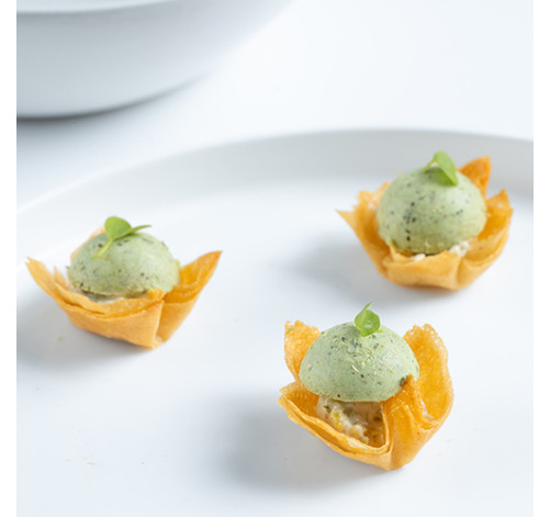 Tulipe Panna Cotta aux Fines Herbes