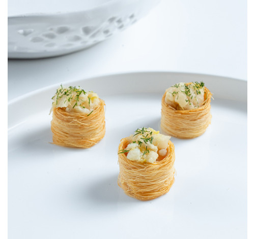 Nid de kounefa tartare de mérou