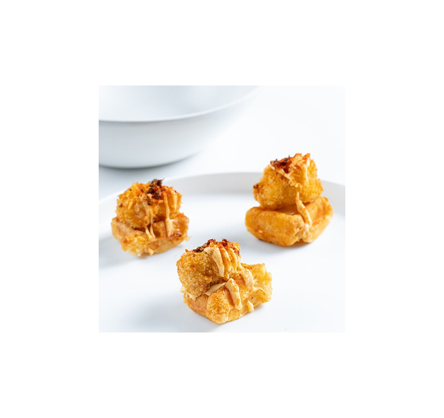 Gaufre au Poulet Croustillant