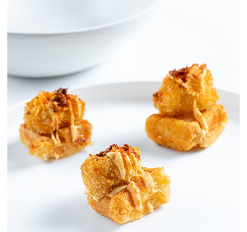 Gaufre au Poulet Croustillant