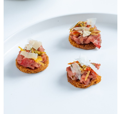 Crousti carpaccio de Bœuf Parmesan