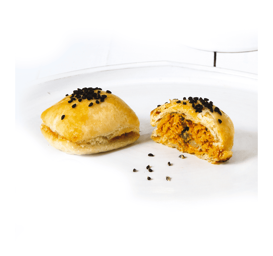 Chausson poulet câpre harissa