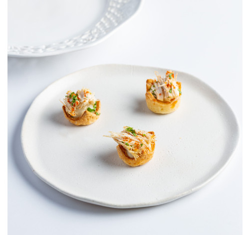 Tartelette Sablé au Parmesan Poulet